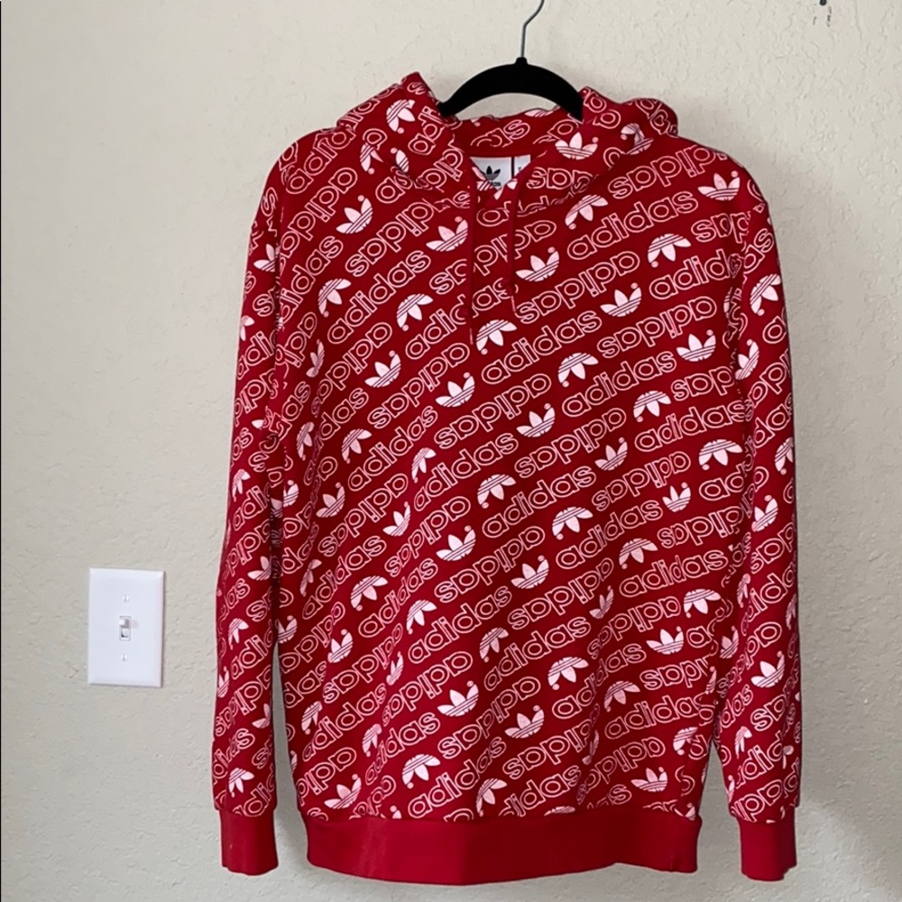 Red Adidas Hoodie